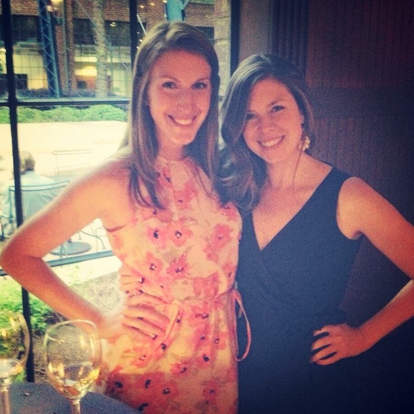 Loft Orange Poppy Floral Tie-waist Dress - Picture 4 of 4